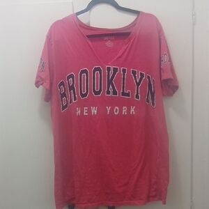 On Fire Vibrant Pink Cotton T-Shirt